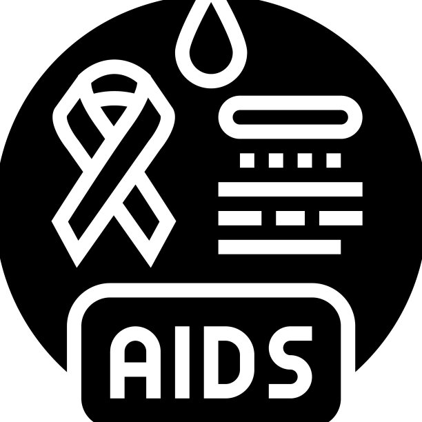艾滋病健康医疗标志图标图片下载