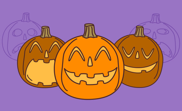 快乐的万圣节南瓜图片下载