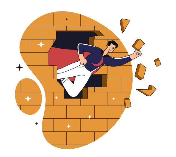 商人打墙图片下载