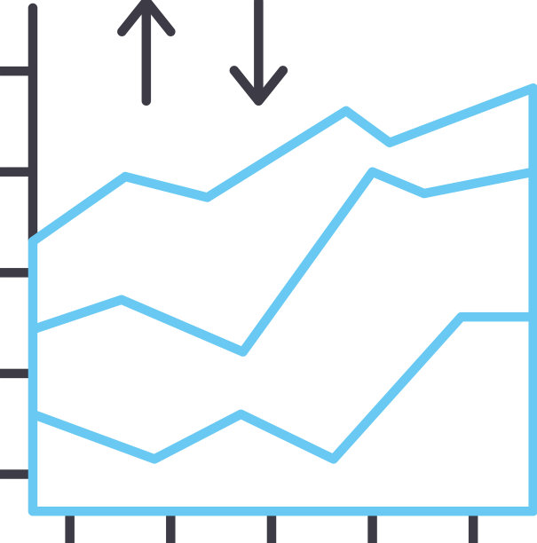 直方图线图标轮廓符号图片下载