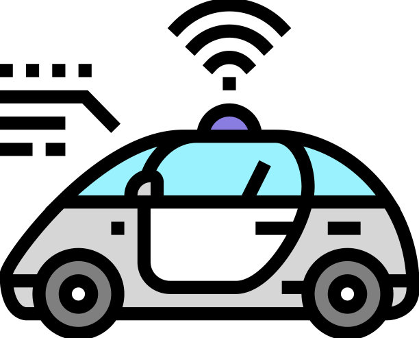 智能汽车自我车辆颜色图标图片下载