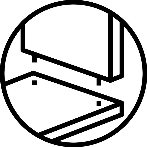 连接板组装家具线图标图片下载