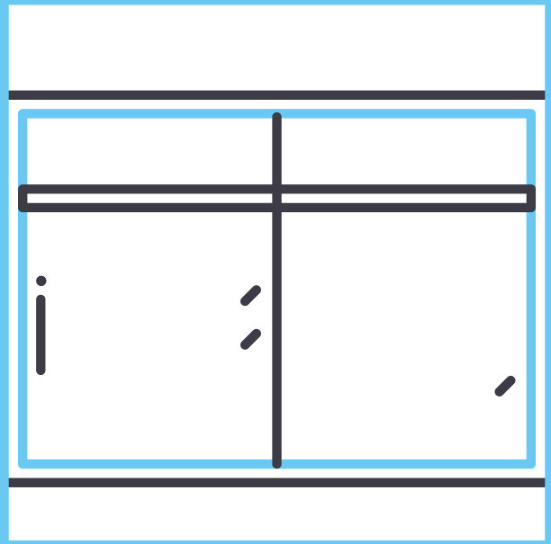 窗口线图标轮廓符号图片下载