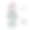 一个美学家，女接待员拿着一个问题站在她的手指在她的下巴问号设置图片下载