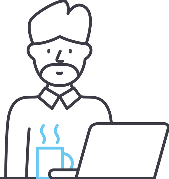 自由线条图标轮廓符号图片下载