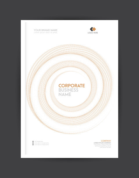 封面设计模板公司业务年度报告小册子海报公司简介目录杂志传单小册子传单传单。EPS格式图片下载
