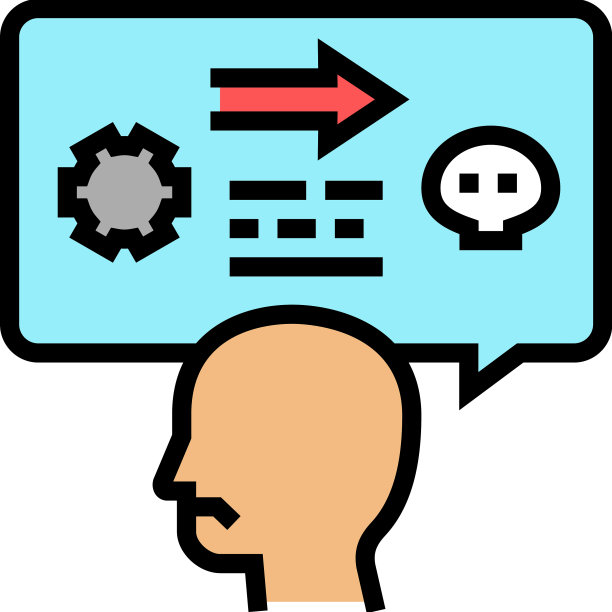 反应性攻击彩色图标图片下载