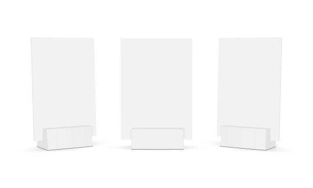 空白表帐篷模型，前和侧视图图片下载