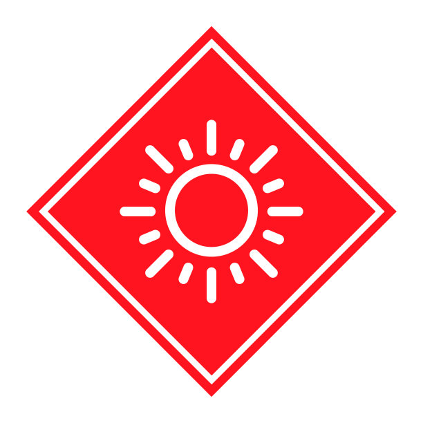 防晒因子图标，紫外线辐射阻断符号，防晒皮肤矢量插图图片下载