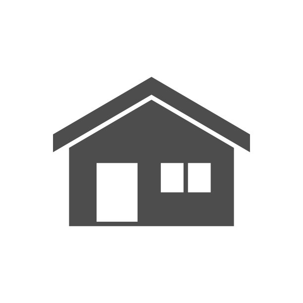 房屋或家庭字形图标图片下载