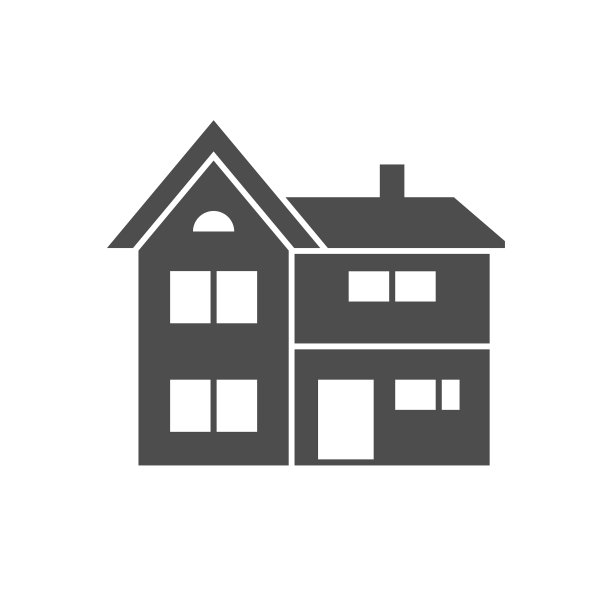 房屋或家庭字形图标图片下载