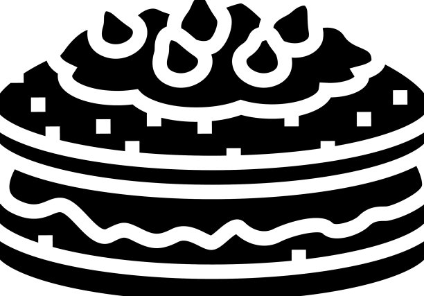 甜点蛋糕雕文图标图片下载
