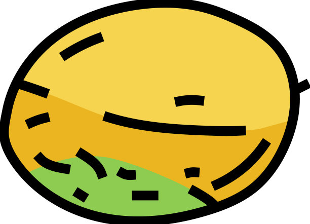 瓜黄颜色图标图片下载