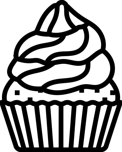 小蛋糕甜品系列图标图片下载