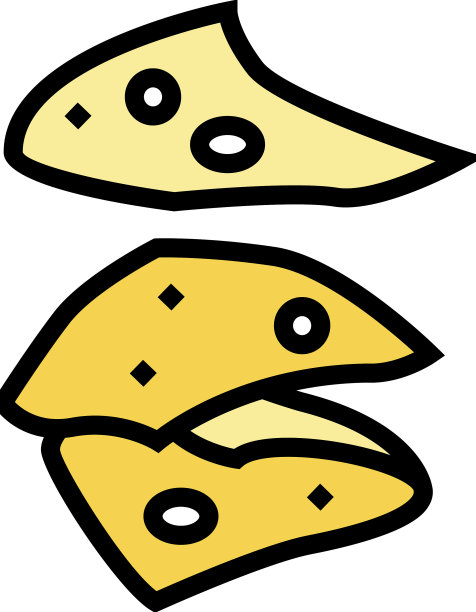奶酪切片食物切颜色图标图片下载