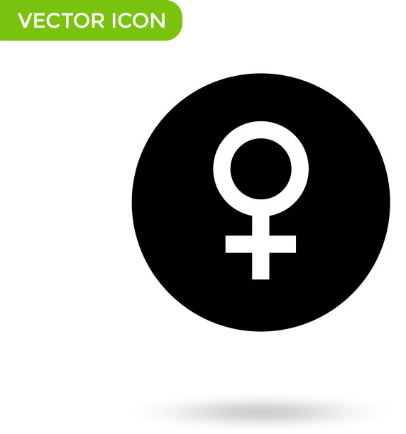 女性符号图标最小和创造性的图标图片下载