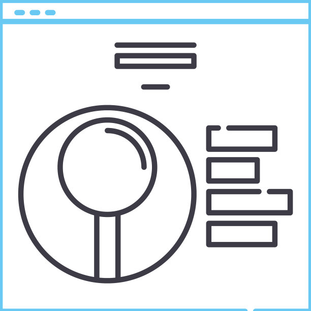 网站分析线图标轮廓符号图片下载