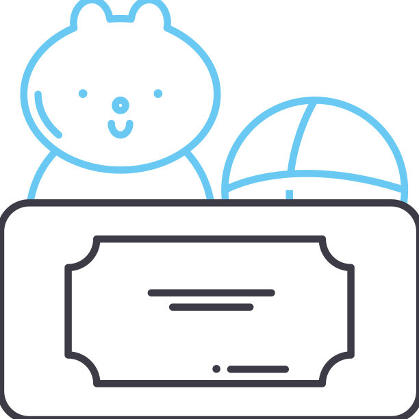 玩具线图标轮廓符号图片下载
