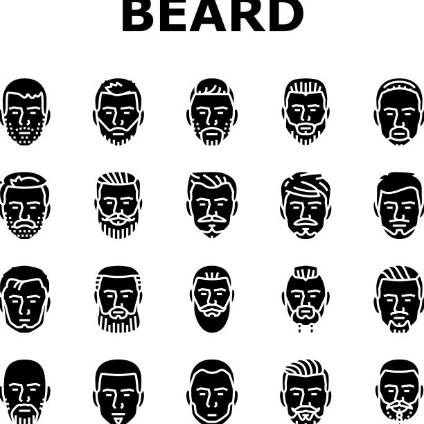 胡子发型脸男性偶像集图片下载