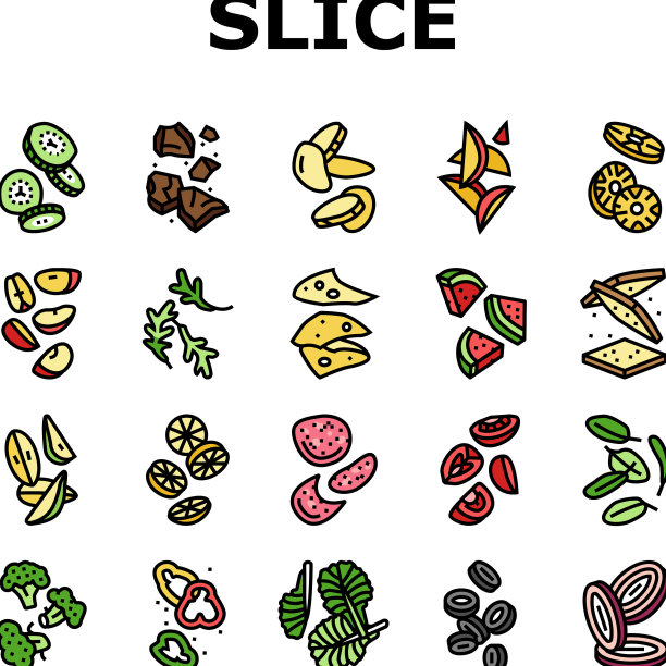 食物切片切水果freah图标集图片下载