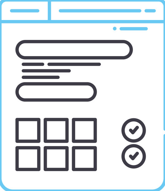 登陆页面设计线条图标轮廓符号图片下载