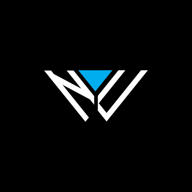 NU字母logo创意图形设计图片下载
