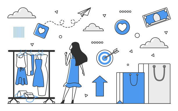 时装行业季节性大甩卖图片下载