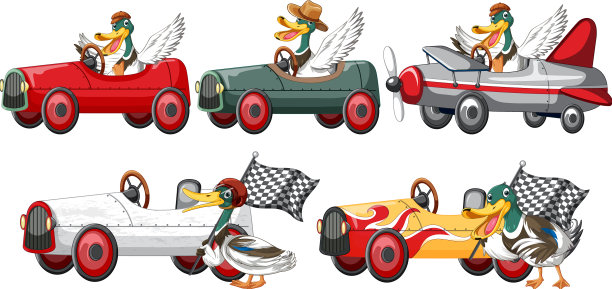 临时箱德比比赛概念与鸭子图片下载