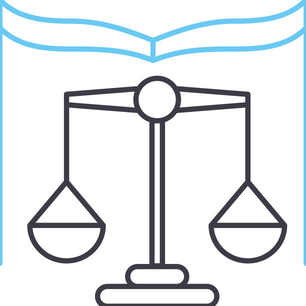 法律字典行图标轮廓符号图片下载