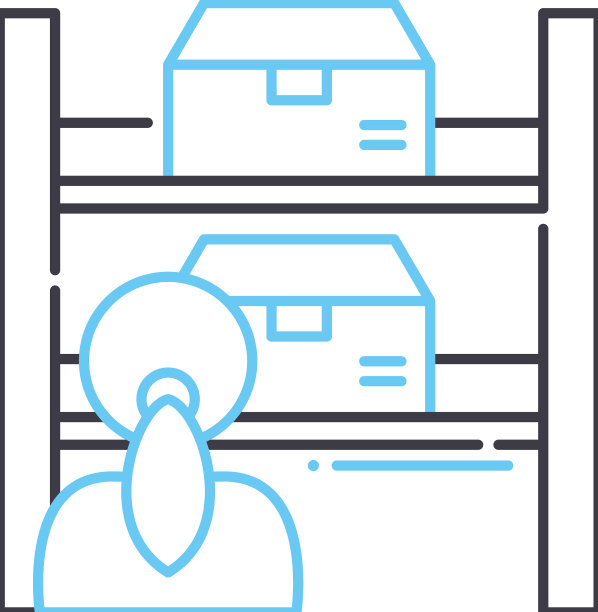 库存线图标轮廓符号图片下载
