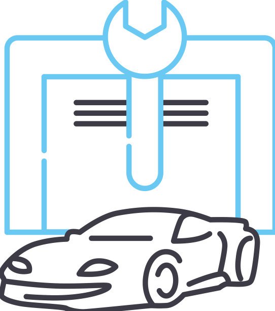 车库线图标轮廓符号图片下载