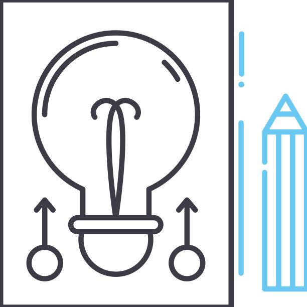 启动项目线图标轮廓符号图片下载