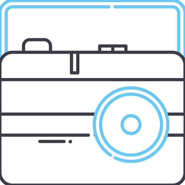 无线电线路图标轮廓符号图片下载