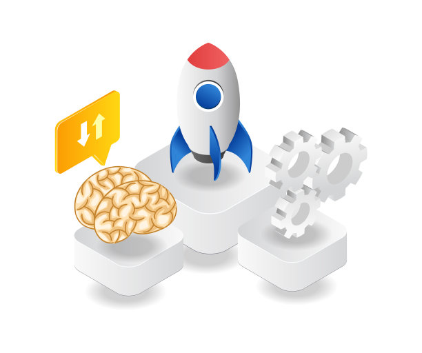 火箭发射战略的大脑想法图片下载