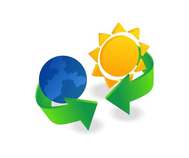 太阳和地球相辅相成图片下载