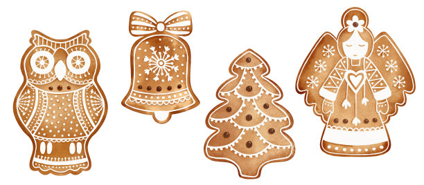 圣诞姜饼曲奇图片下载