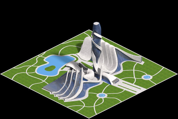 未来的3D瓷砖游戏架构图片下载