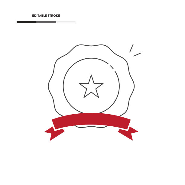 质量图标矢量设计。图片下载