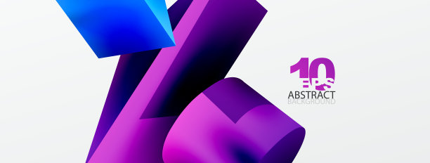 3d抽象背景形状3d三角形图片下载