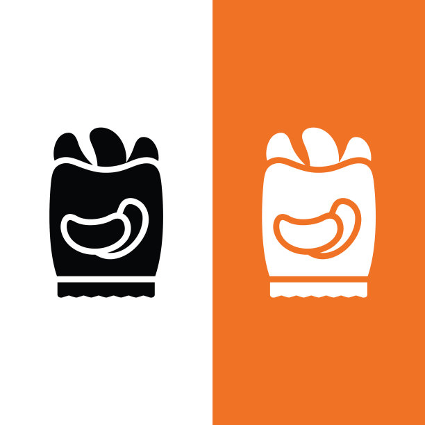 在字形风格的饼干图标标志图片下载