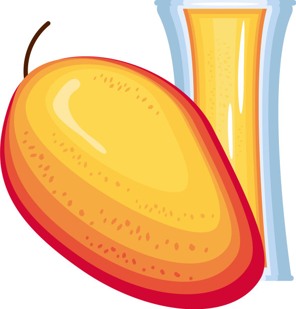 芒果果汁图片下载