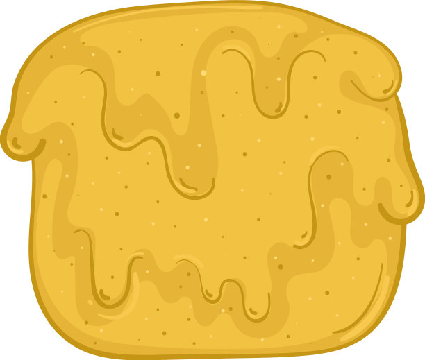 孤立的融化黄油乳制品图标图片下载