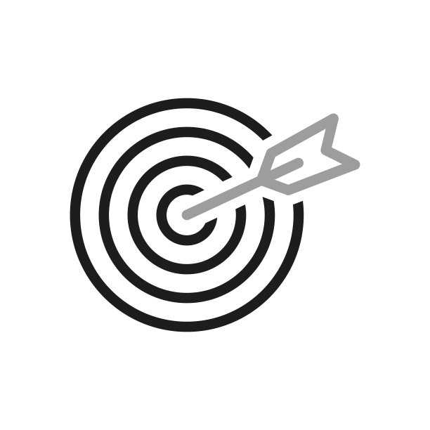 简单的金融相关矢量线图标。包含击中目标的图标。瘦轮廓图标包。矢量插图。图片下载