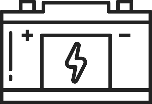 汽车蓄电池蓄电池图标汽车设备图片下载