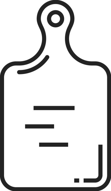 菜板图标烹饪厨房用具图片下载