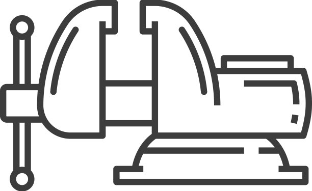 老虎钳diy工具孤立的木工手工具图片下载