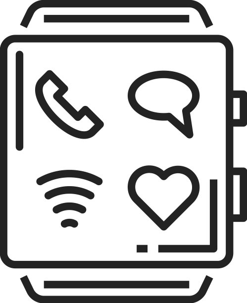 消息未接来电WIFI和点赞标志图片下载