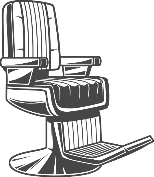 理发店皮椅图标图片下载