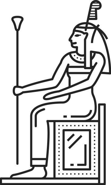 埃及女神玛特古埃及神的象征图片下载