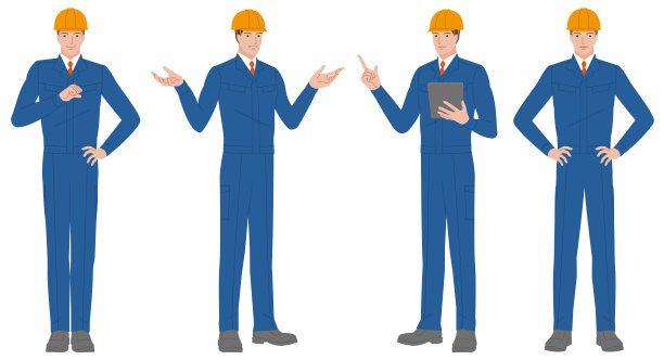 一名男性工人，全身系着挽具，系着绳索，穿着空调背心，以防止中暑图片下载